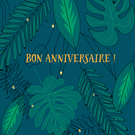 Fleurs luxuriantes pour un anniversaire joyeux